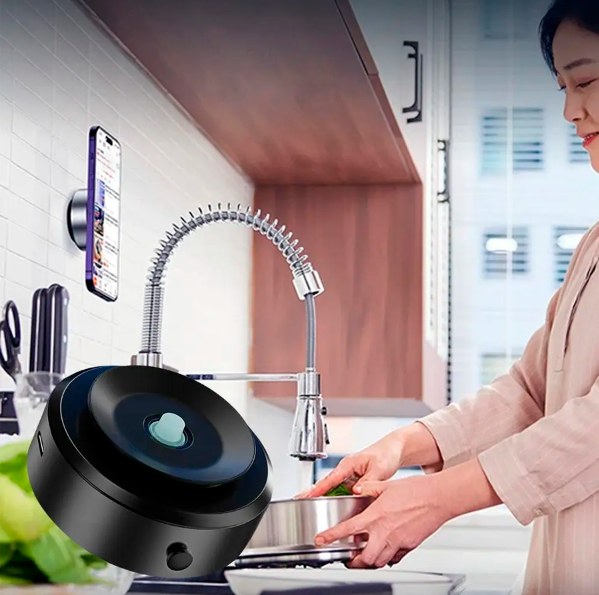Cargador Inalámbrico Magnético con Soporte para Celular - imagen 5