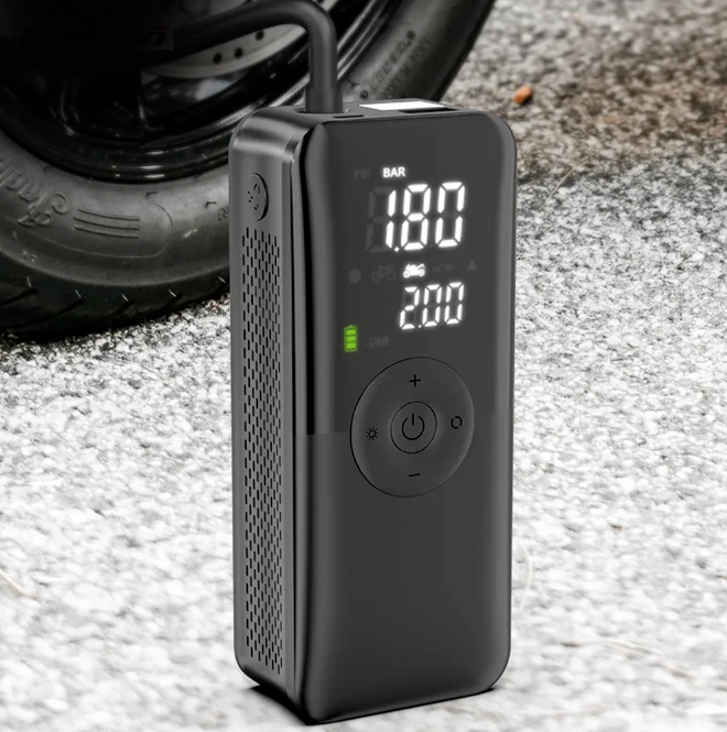 Compresor de Aire Portátil con Manómetro Digital - imagen 2