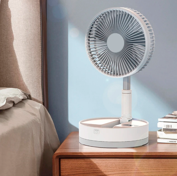 Ventilador de Mesa Retráctil Portátil Recargable - imagen 4