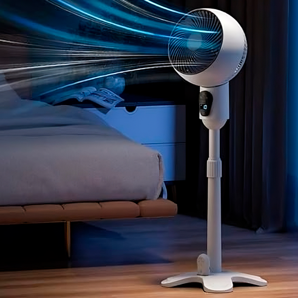 Ventilador Portátil Inalámbrico Recargable de Mesa